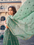 Green Georgette Lehenga Choli Set