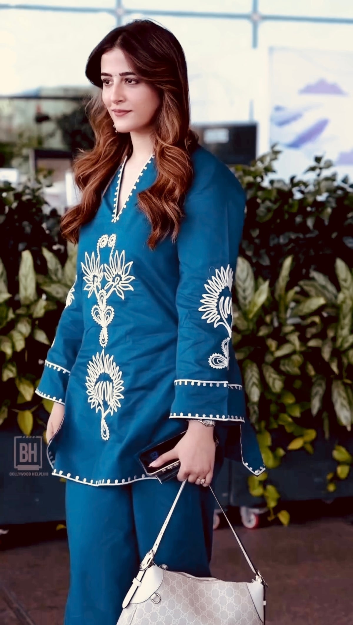 Teal Blue Rayon Co-ord Set