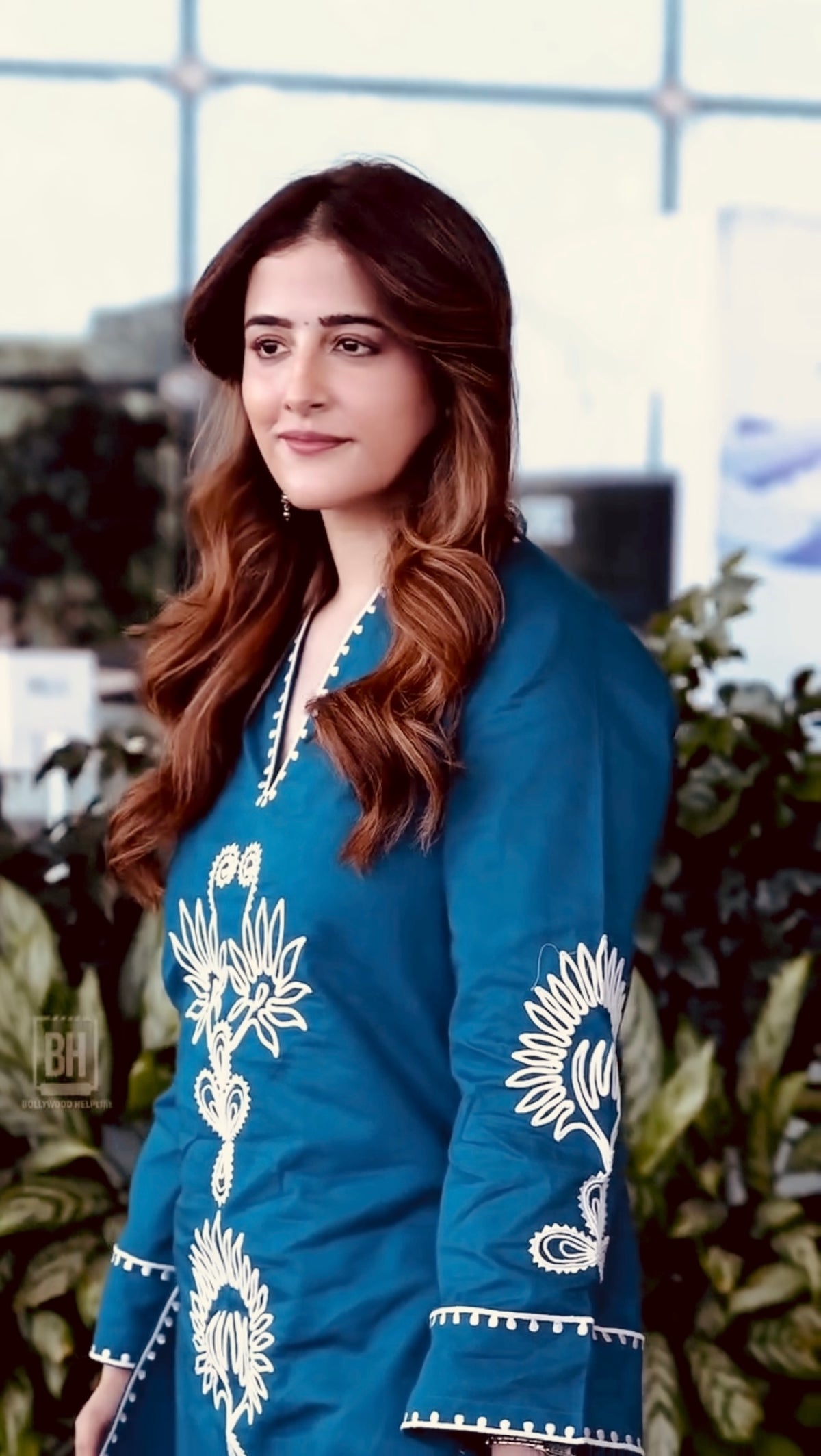 Teal Blue Rayon Co-ord Set, view 3