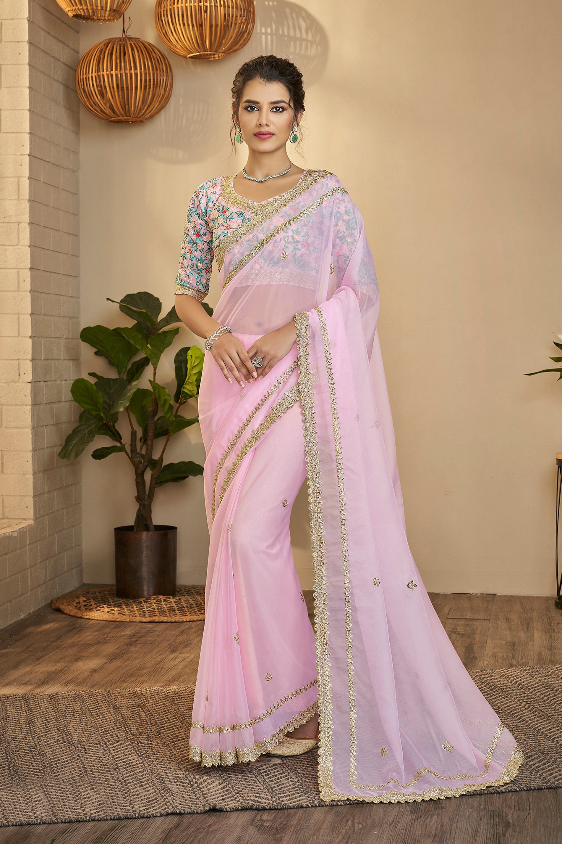 Organza Saree