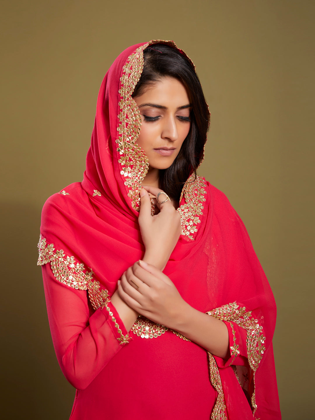 Kurti Sharara Set with Embroidered Dupatta | Party Wear Ethnic Suit for Women