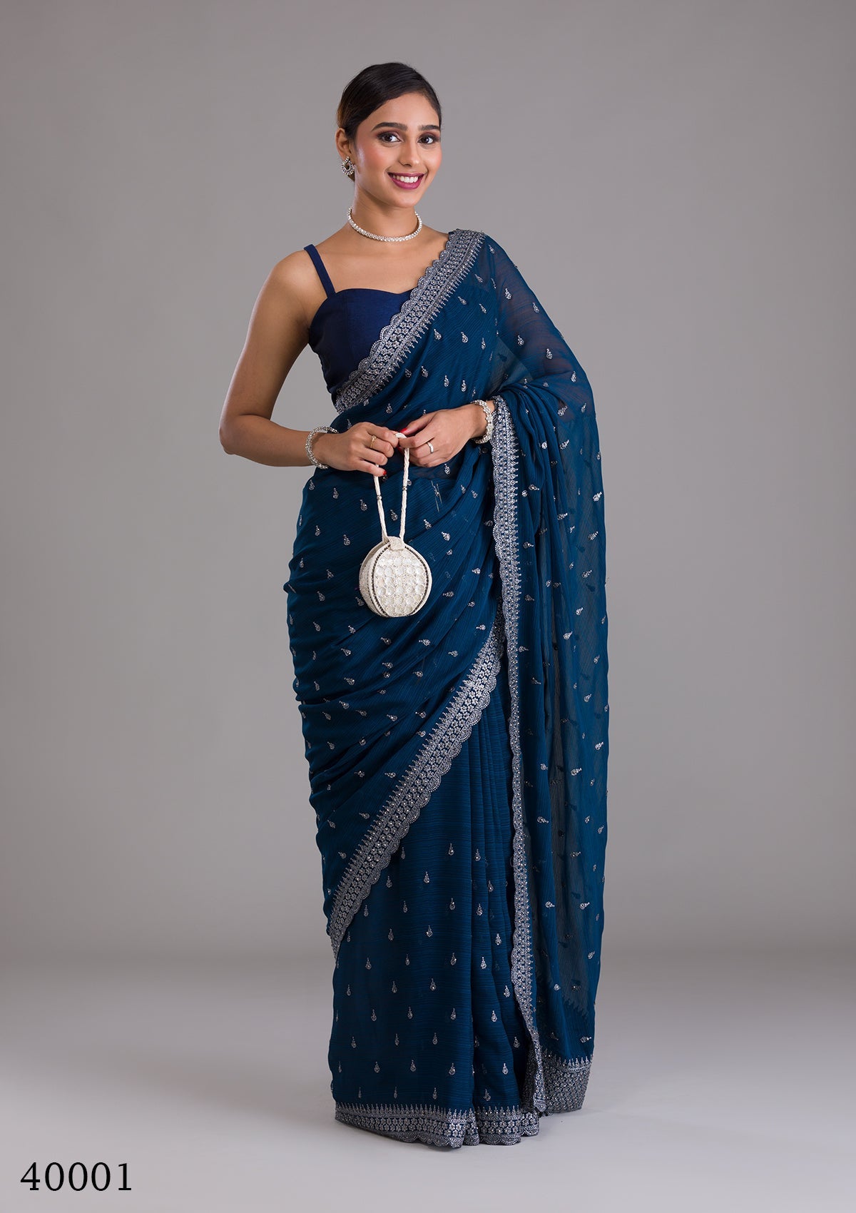 Silk Saree / Blue