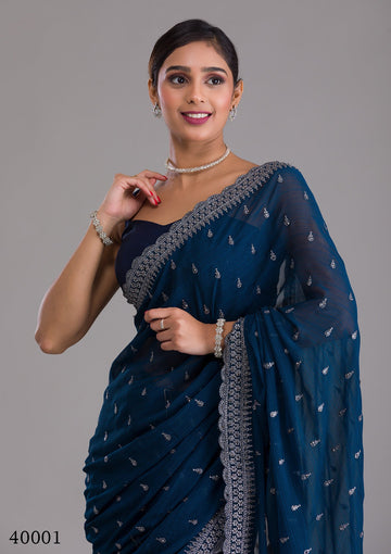 Silk Saree / Blue