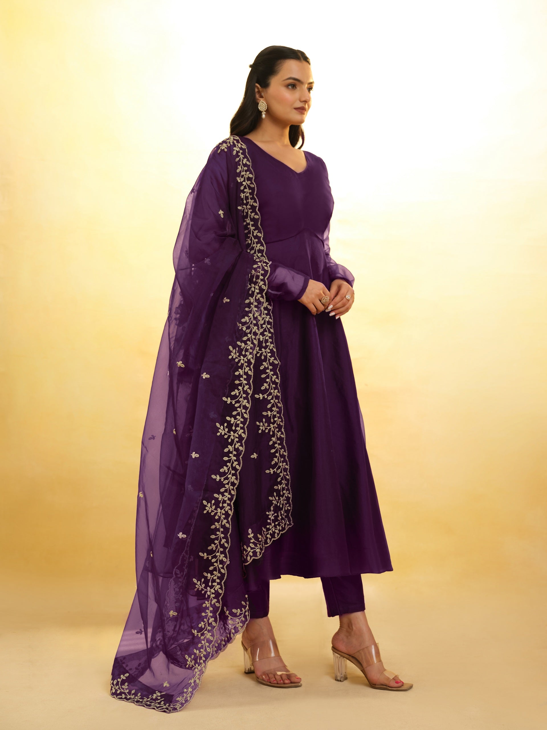 Anarkali Suit Organza