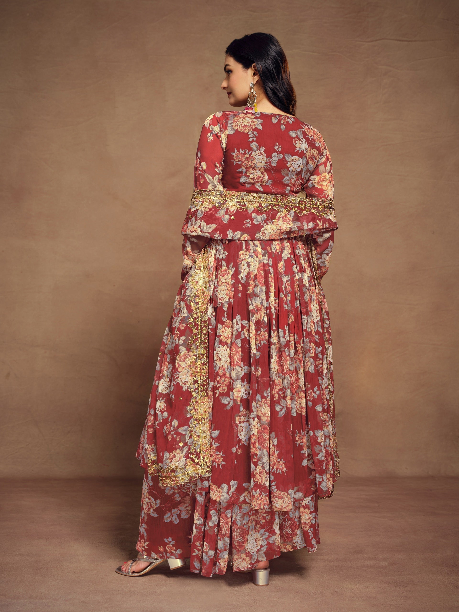Chiffon Ready to Wear Palazzo Suit