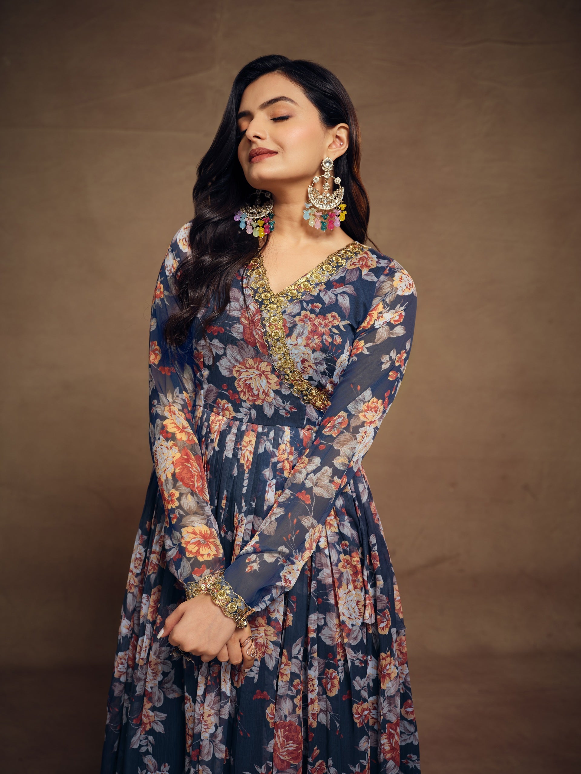 Chiffon Ready to Wear Palazzo Suit