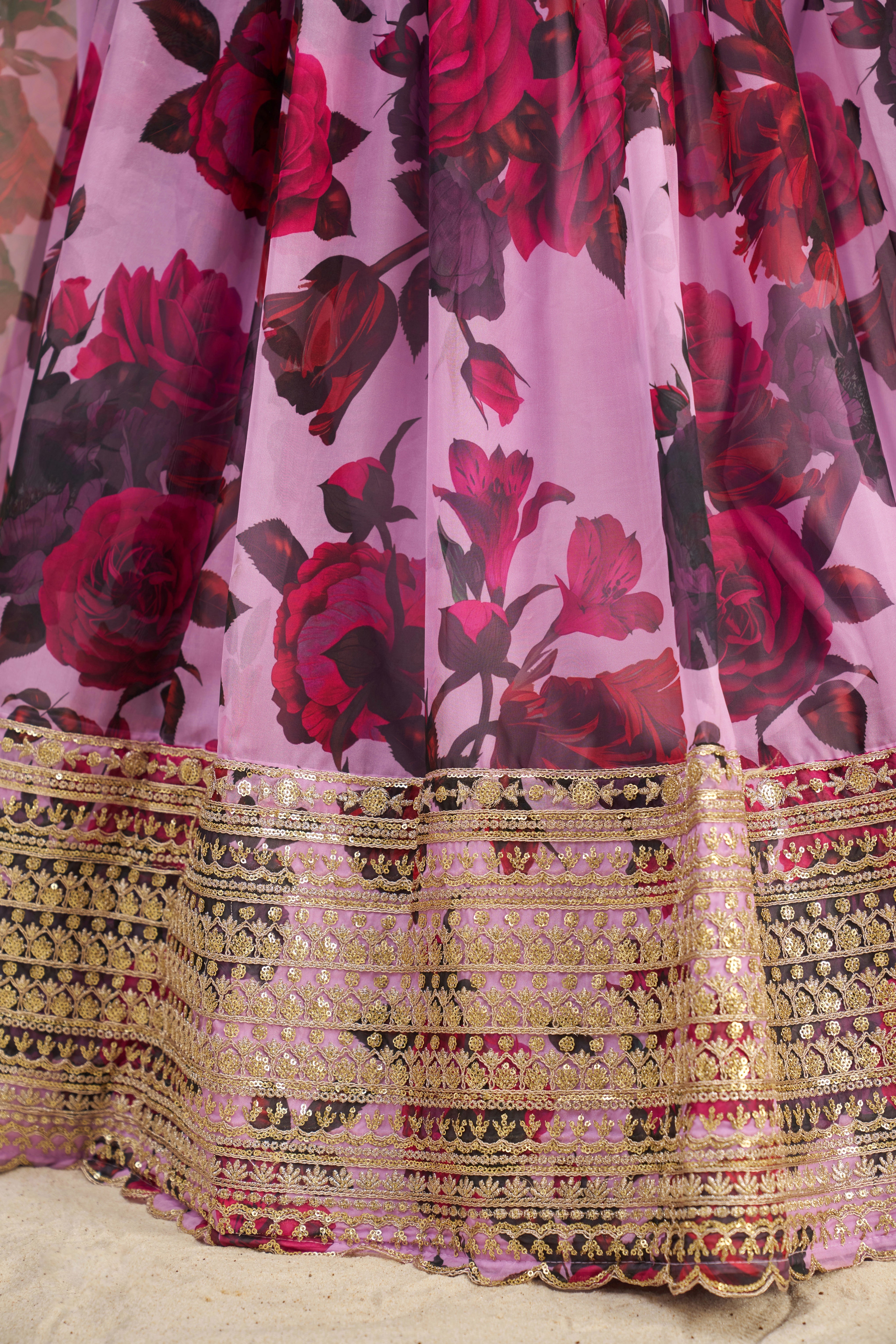 PINK LEHENGA CHOLI SET
