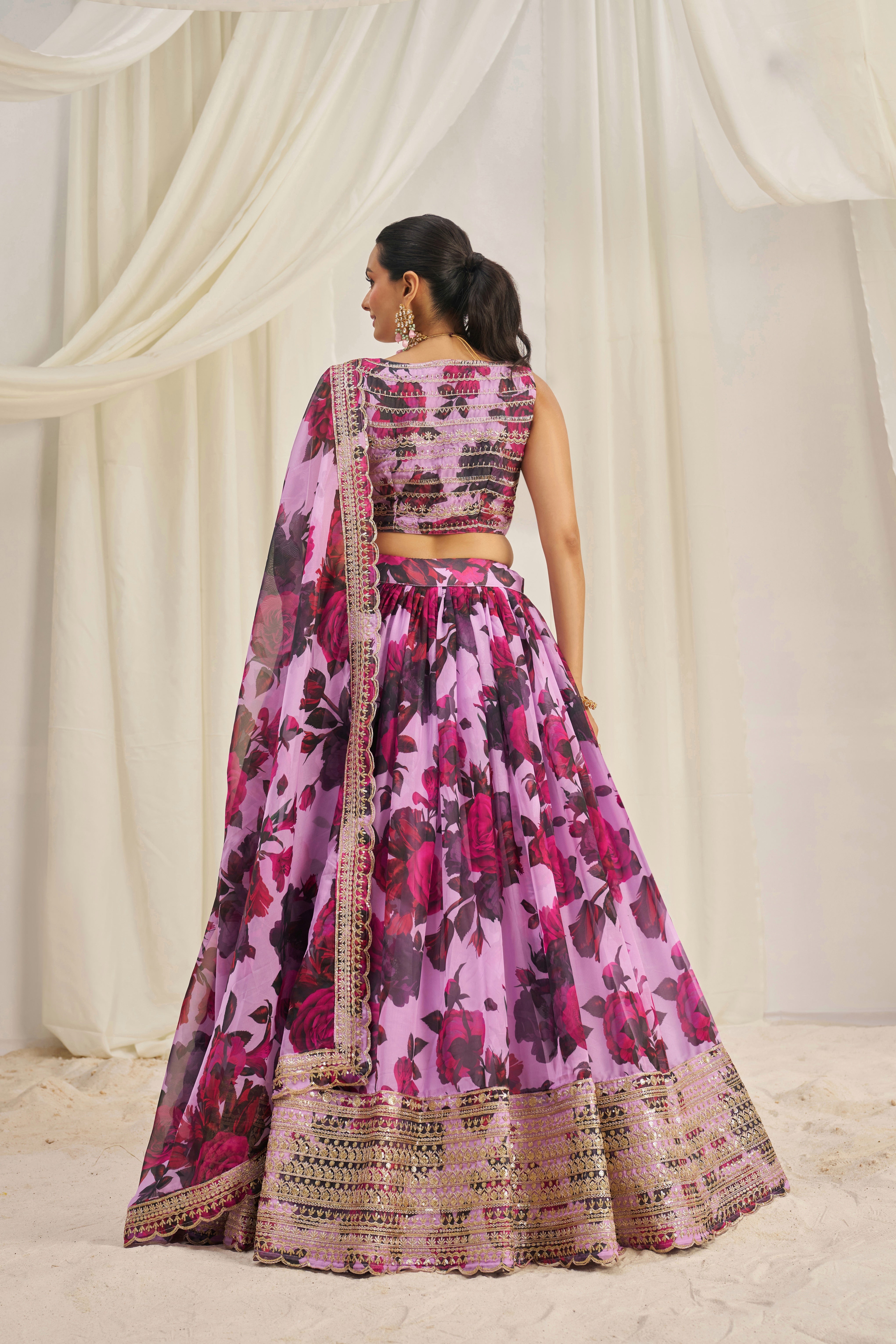 PINK LEHENGA CHOLI SET