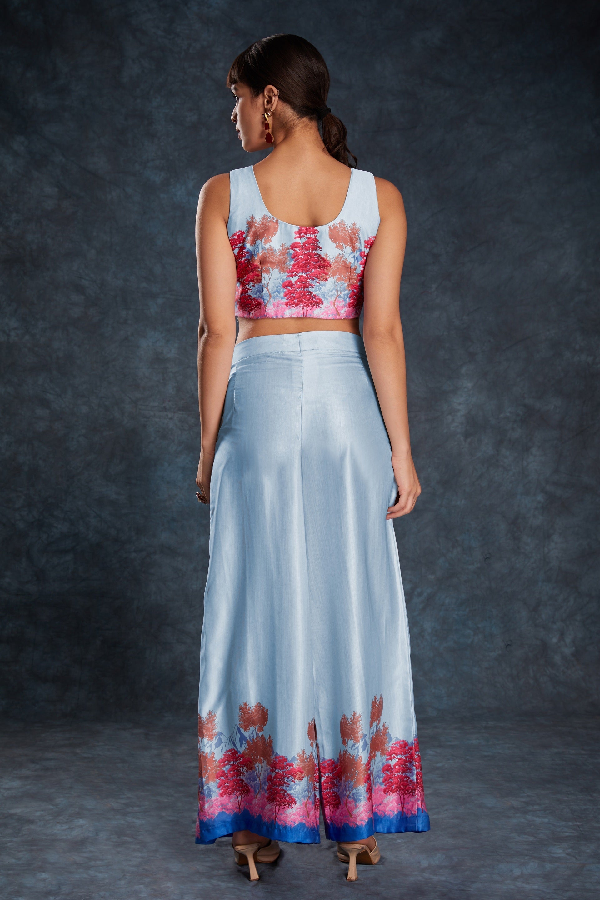 Light Blue  Printed Co-Ord Set