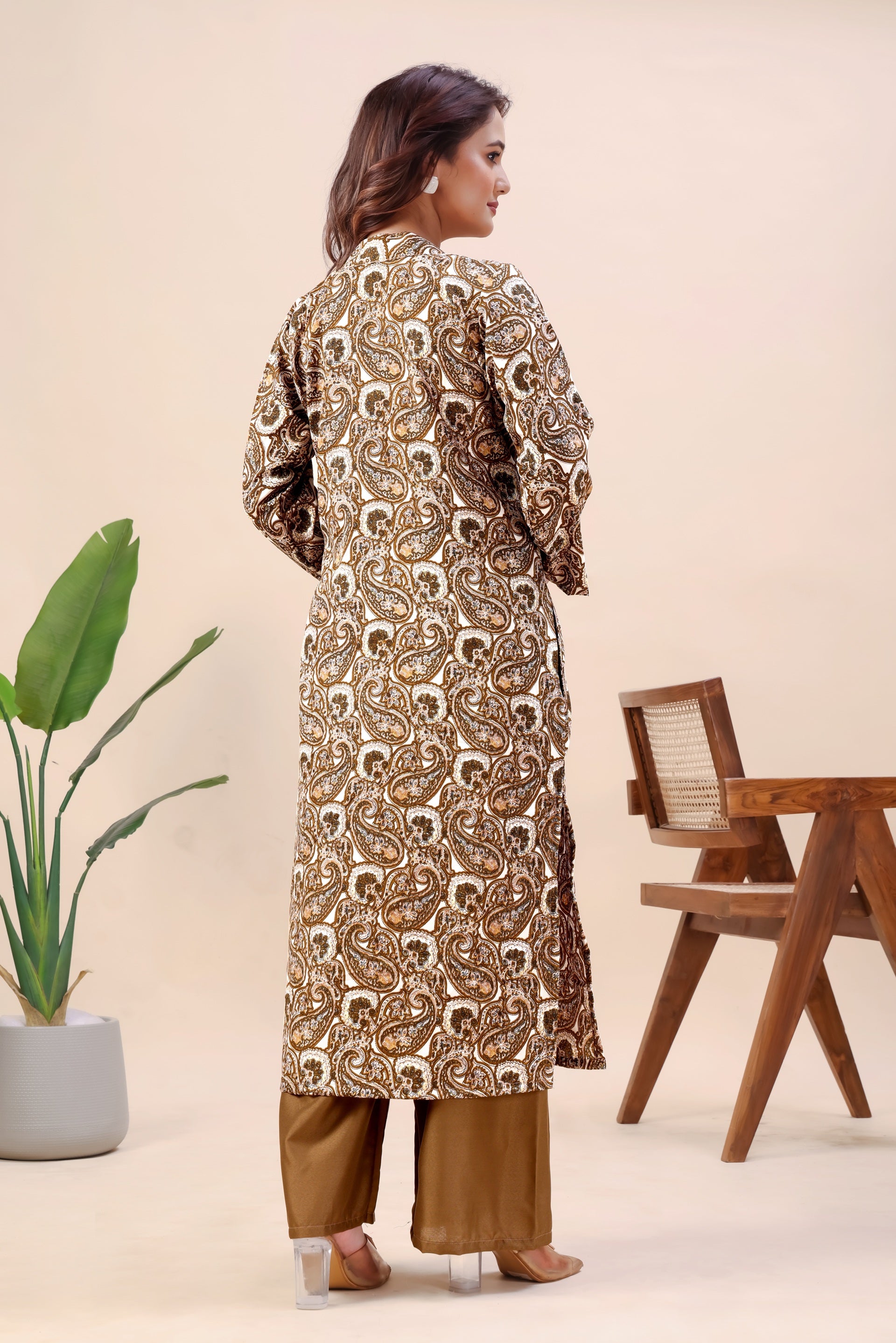 Printed Cotton Kurta Pant Set