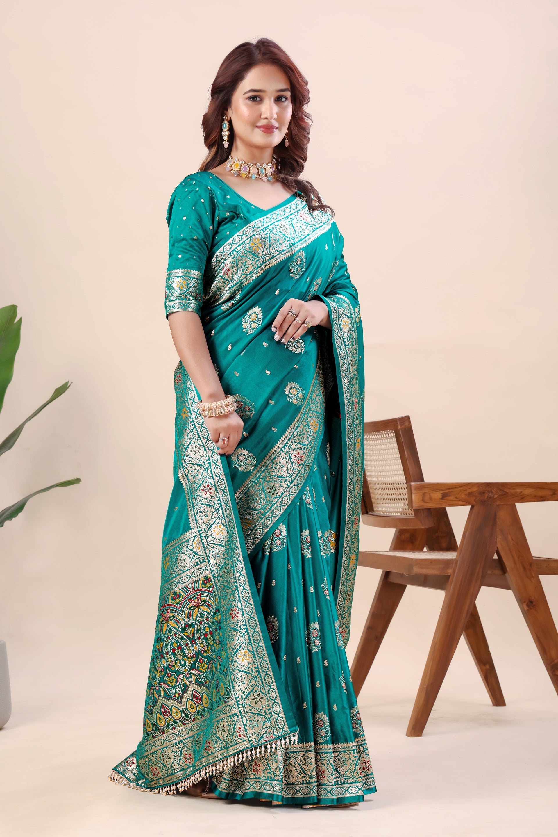 Banarasi Silk Blend Saree