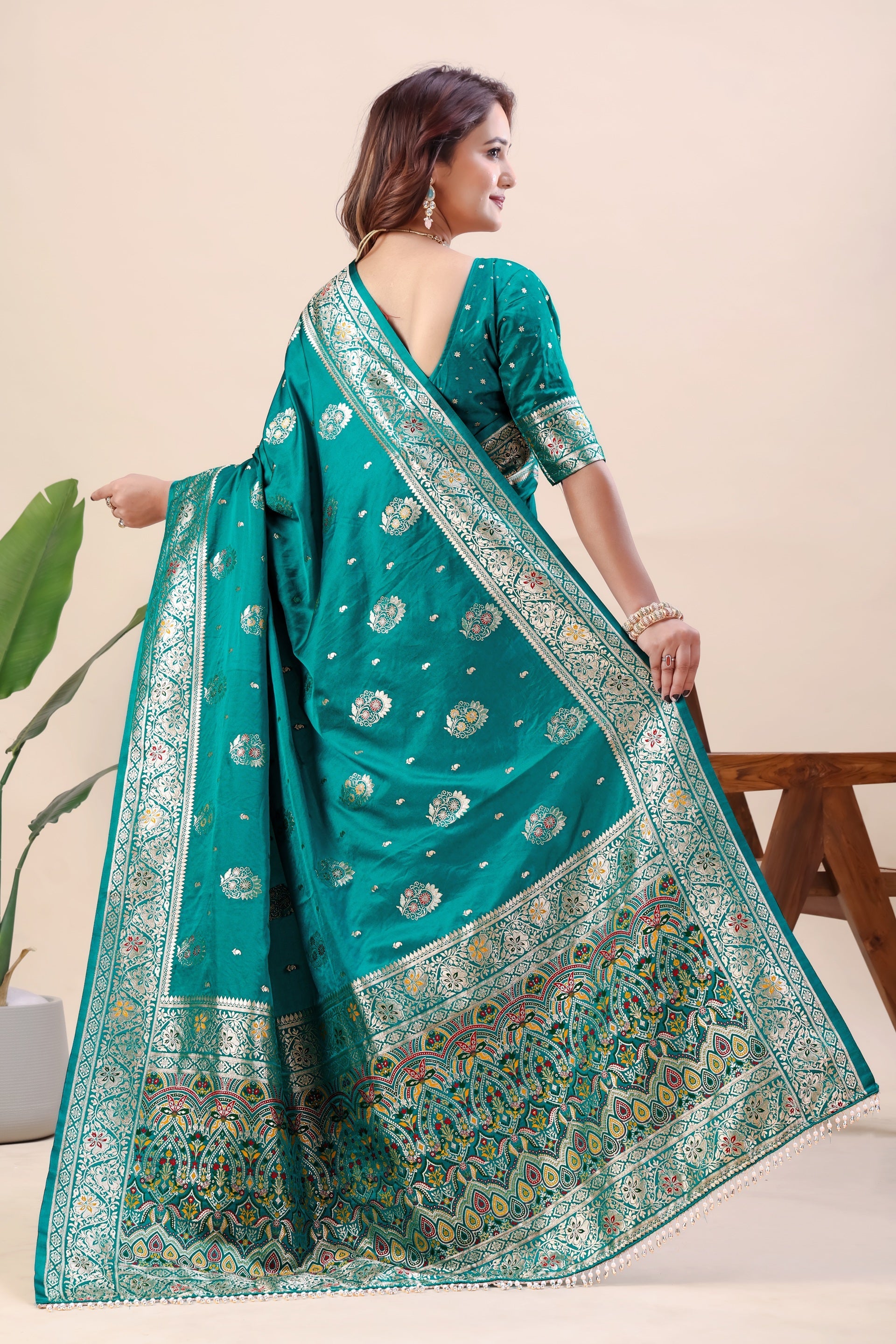 Banarasi Silk Blend Saree