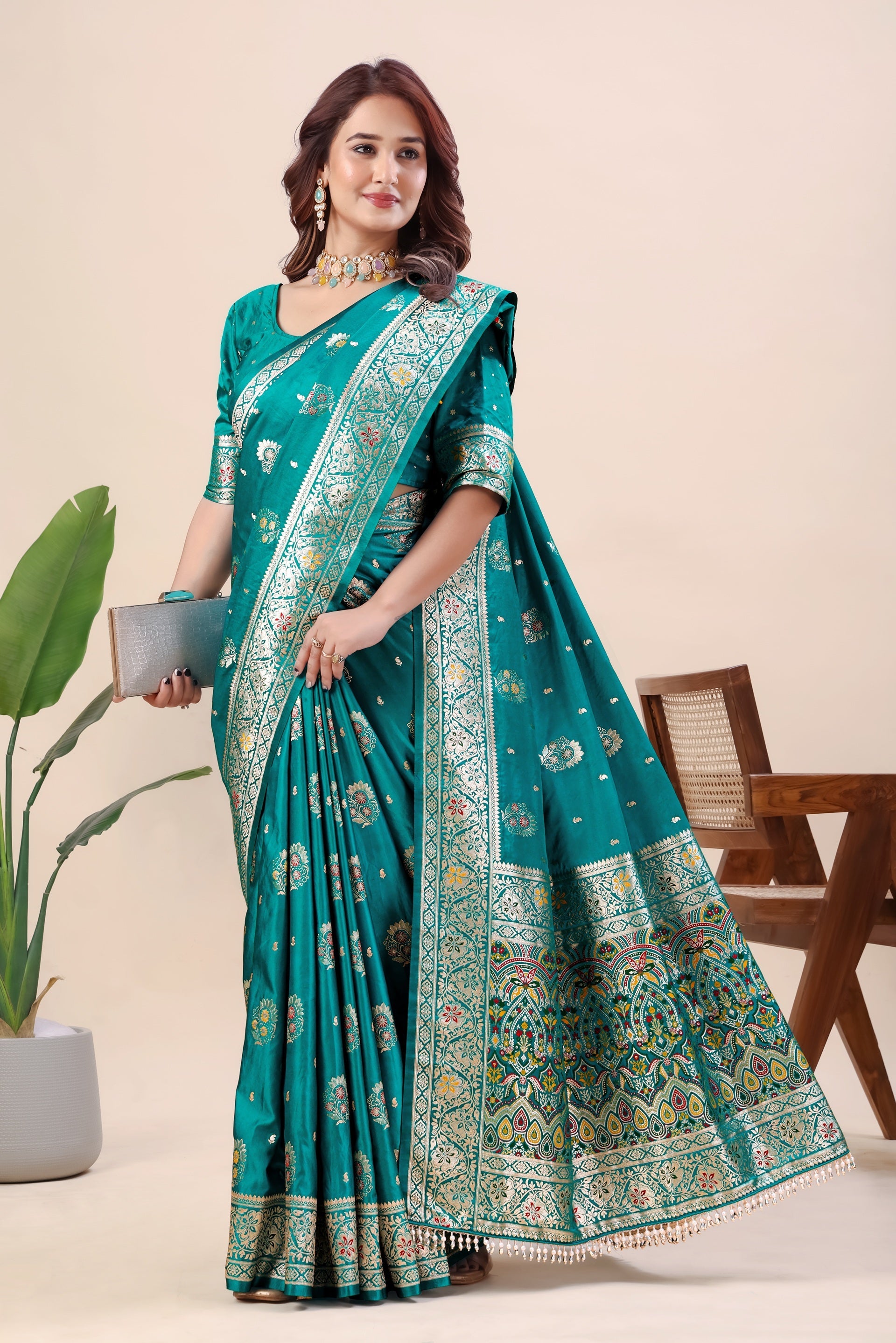 Banarasi Silk Blend Saree