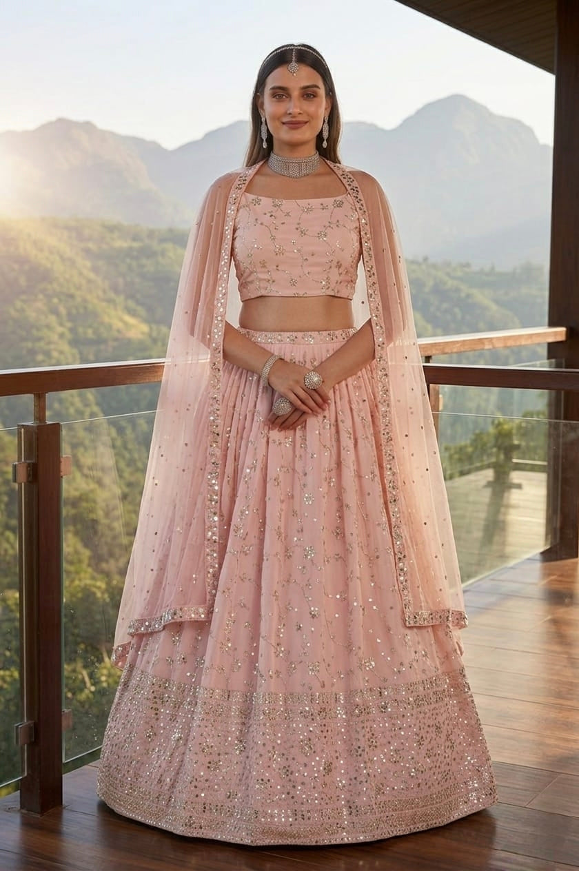 Blush Pink Lehenga Choli