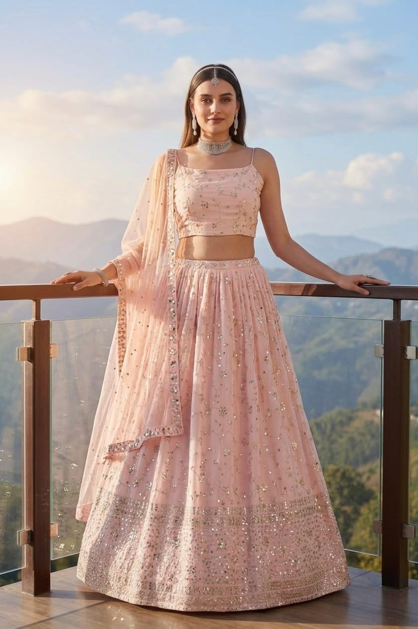 Blush Pink Lehenga Choli