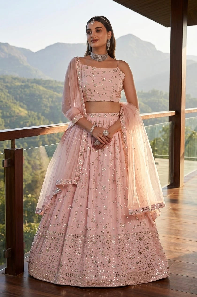 Blush Pink Lehenga Choli