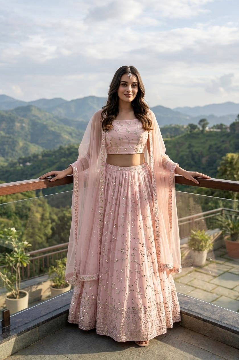 Blush Pink Lehenga Choli