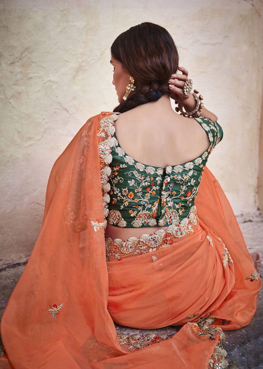 Organza || Saree