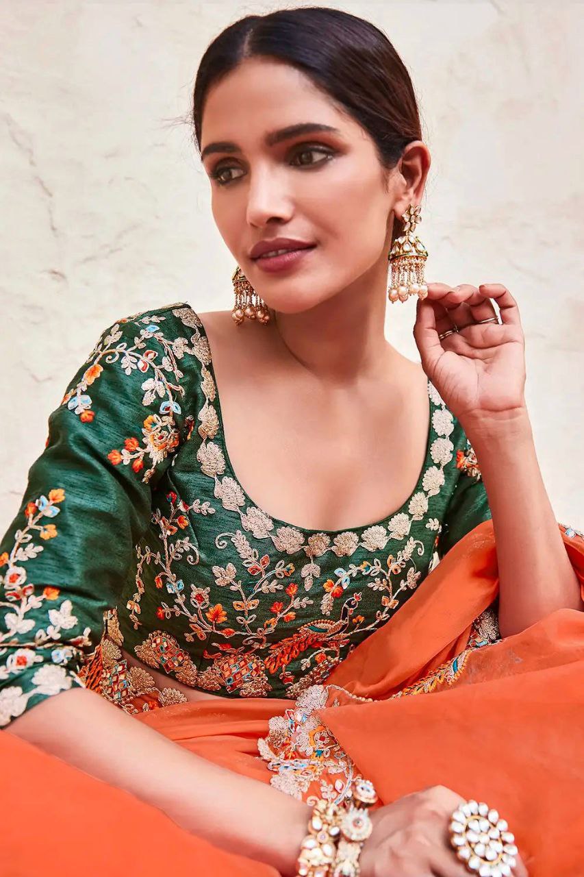 Organza || Saree
