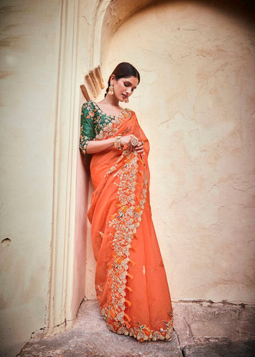 Organza || Saree