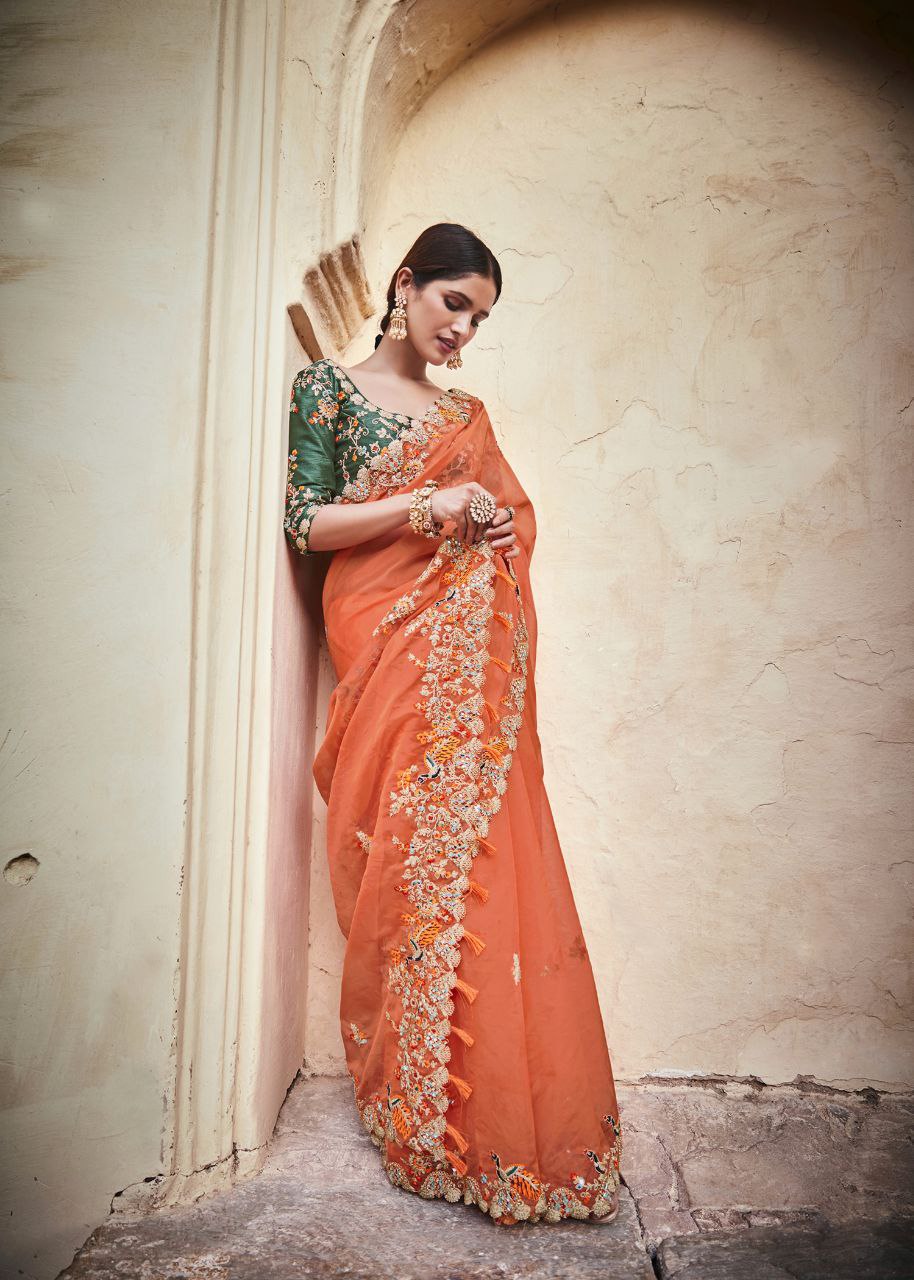 Organza || Saree