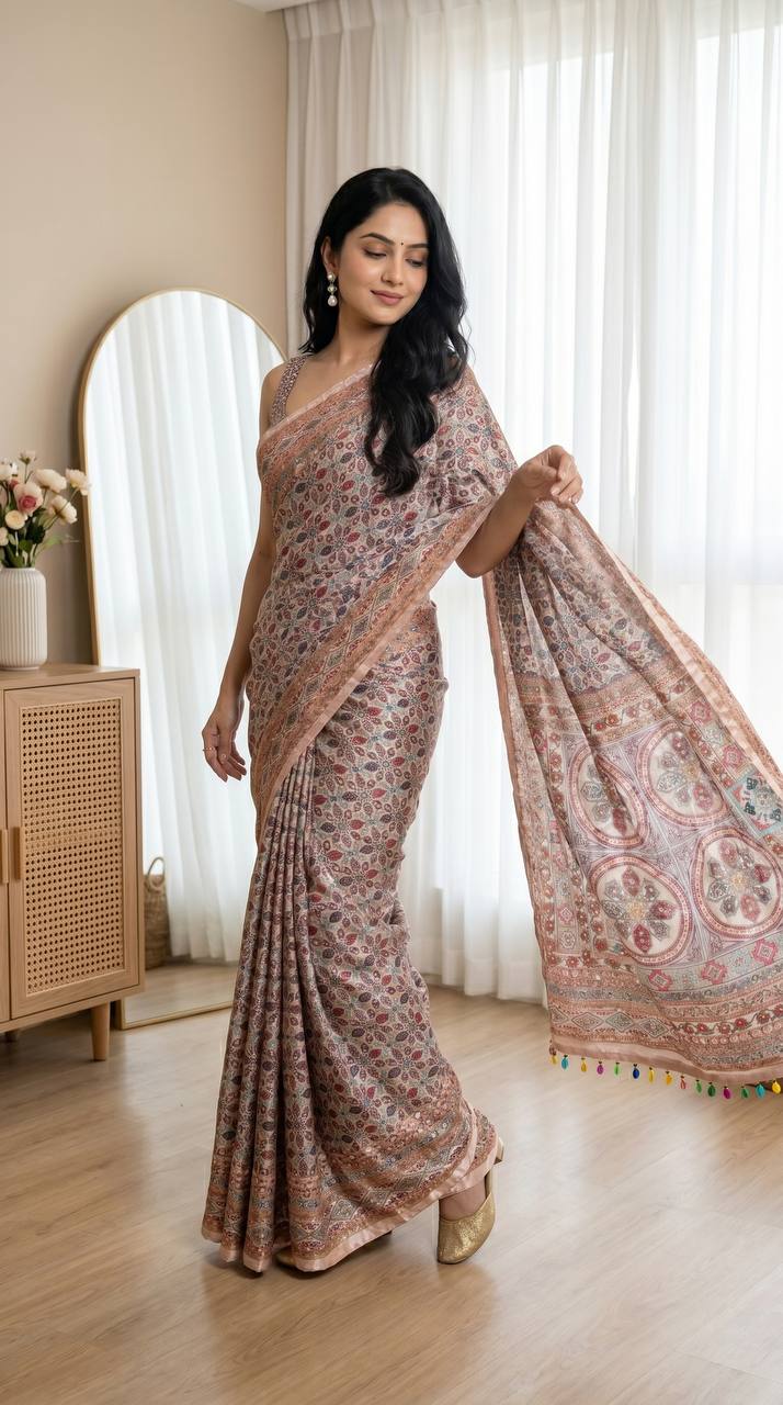 Roman Silk With Position Digital Print