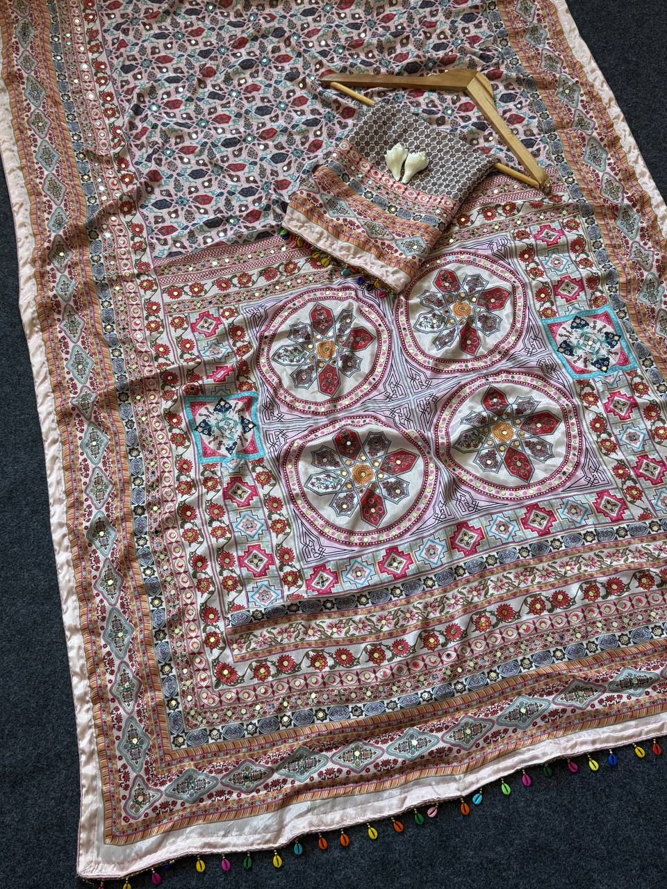 Roman Silk With Position Digital Print