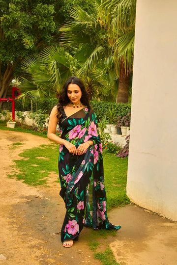 FLOWER PRINT COOL LIMITED SPECIAL SAREE