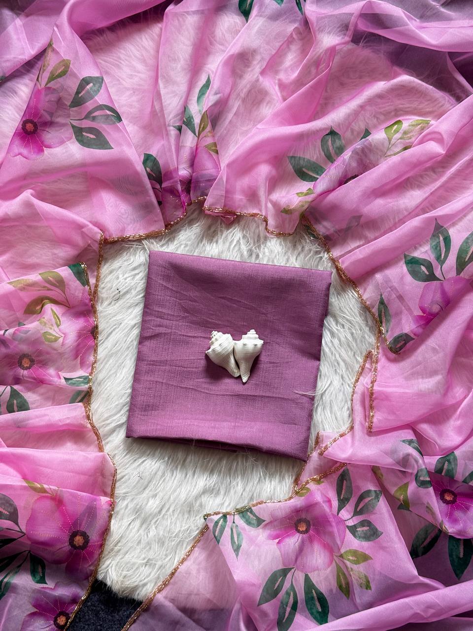 FLOWER PRINT COOL LIMITED SPECIAL SAREE