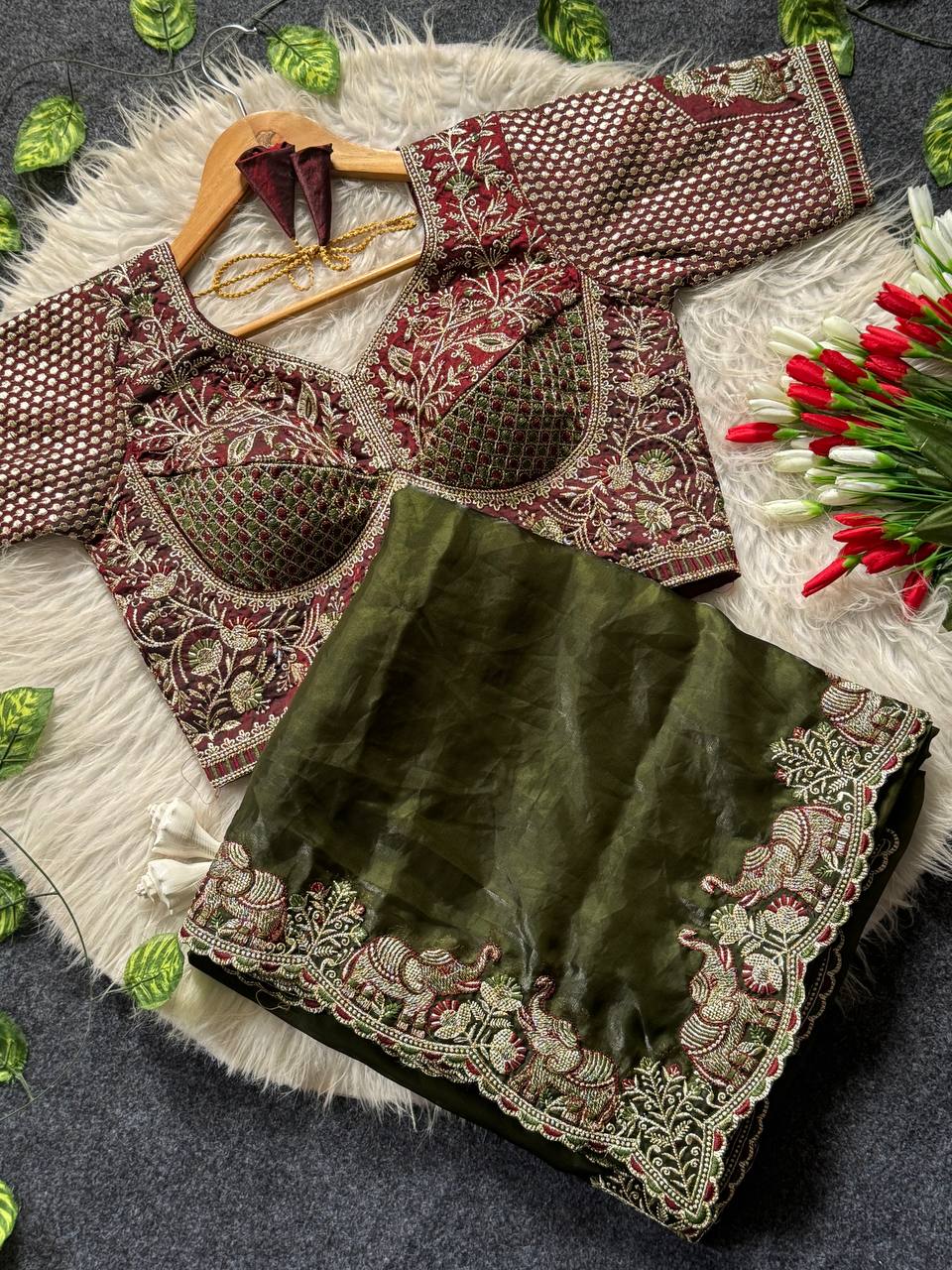 Maharani Glow Saree