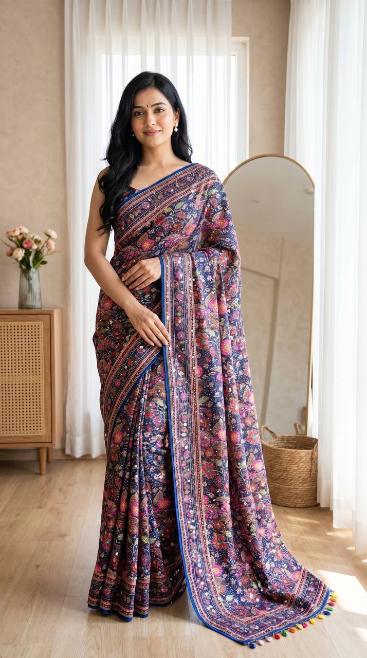 Creap Silk Saree