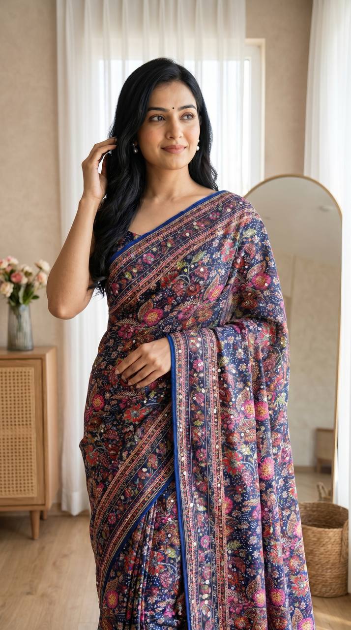 Creap Silk Saree