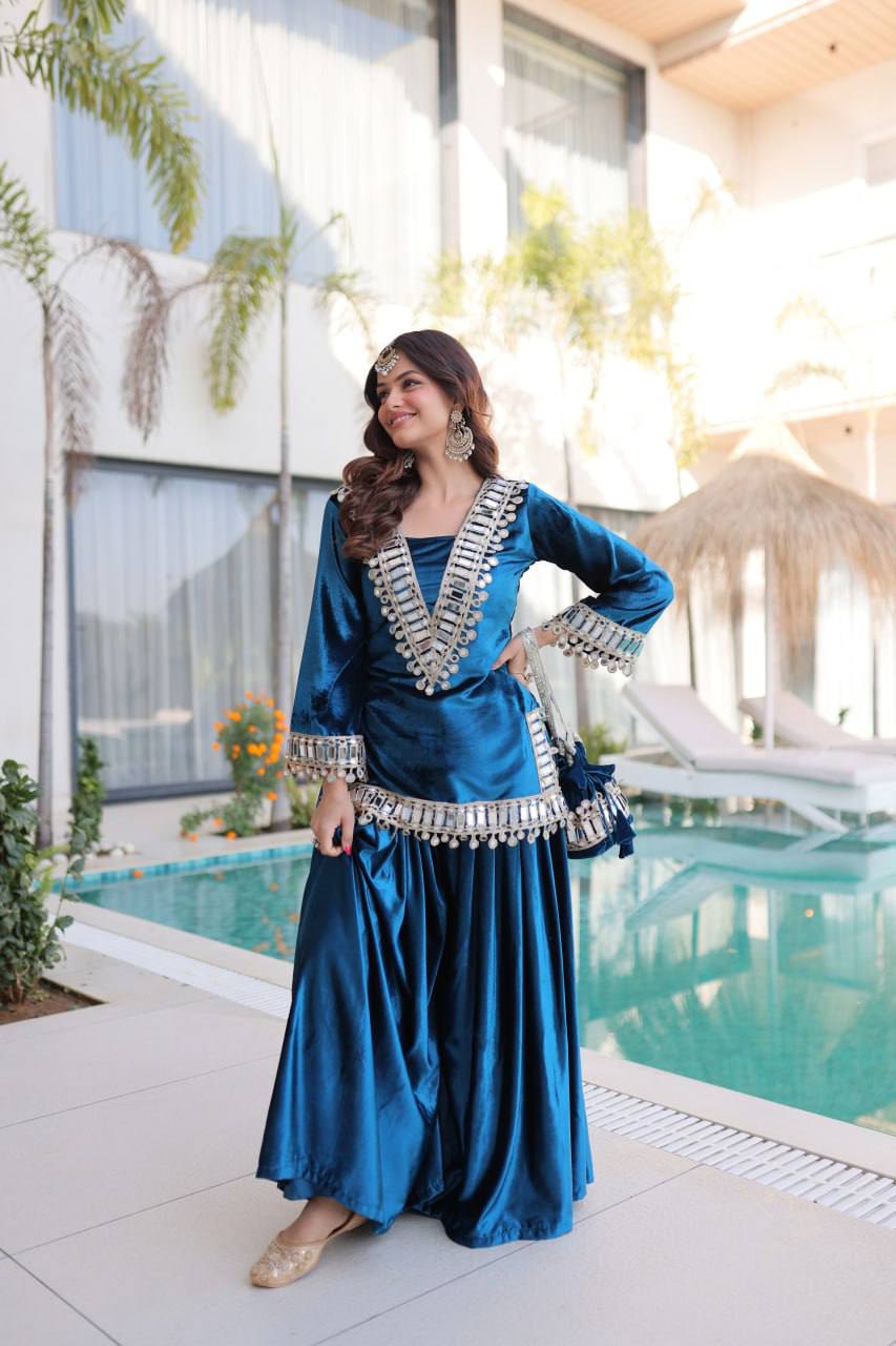 Blue Ice Velvet