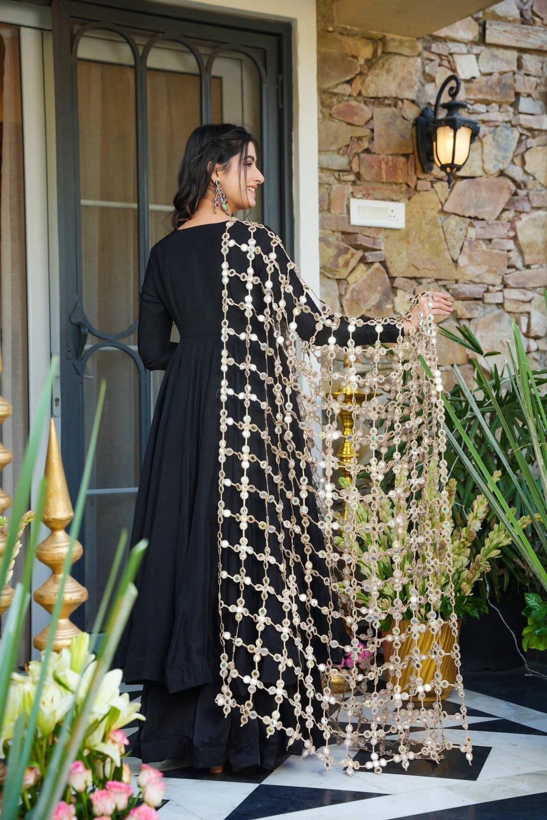 Black Anarkali Suit