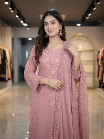 Embroidery Work Suit